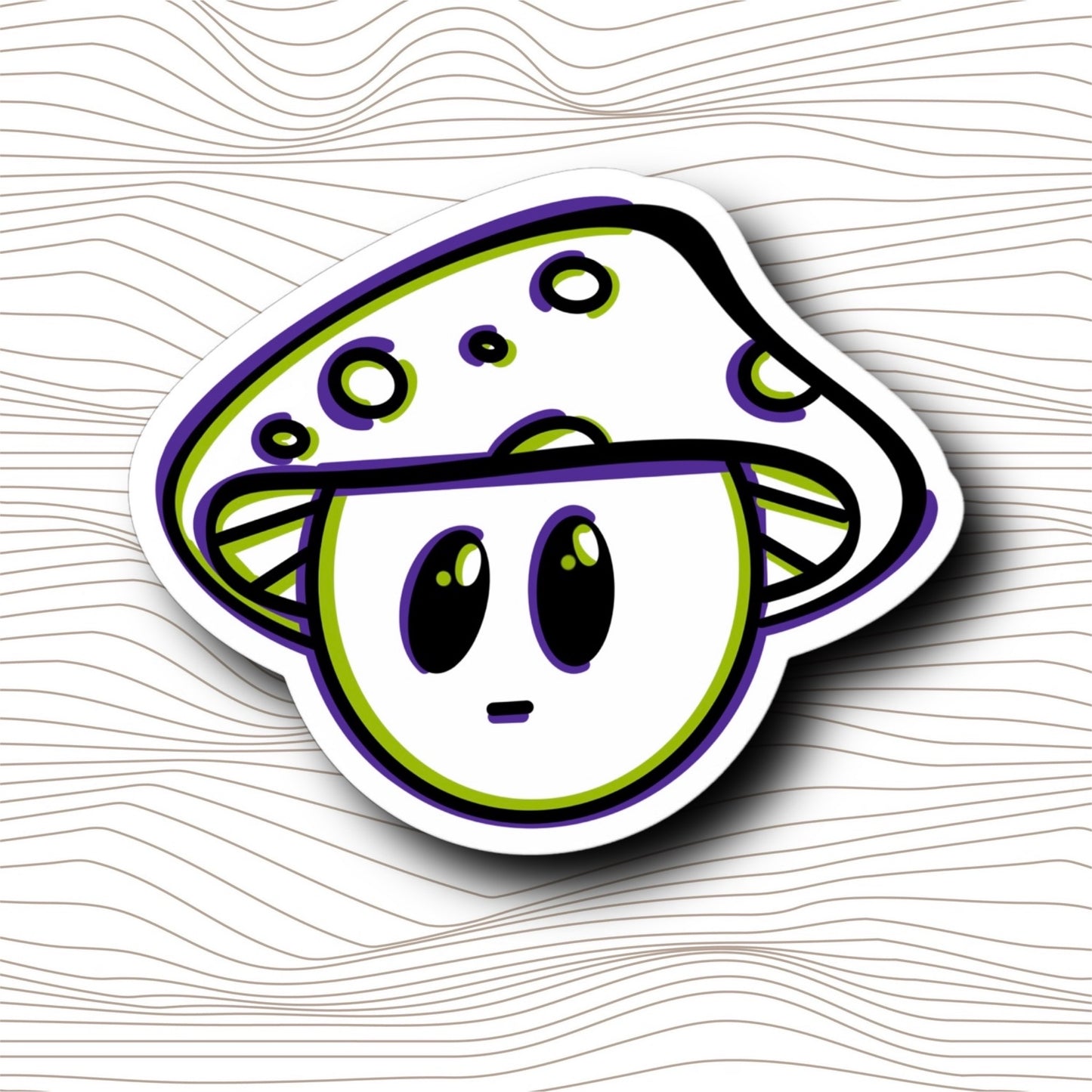 Mushroom Man Sticker