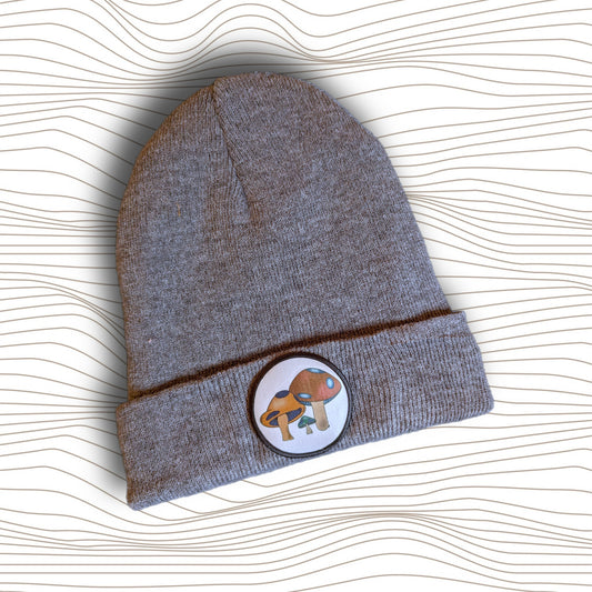 Shroom Beanie - Grey